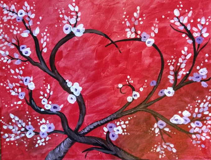 Couples Cherry Blossom Tree