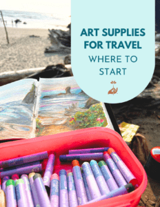 Art supplies for travel where to start so you can stay creative on your next adventure