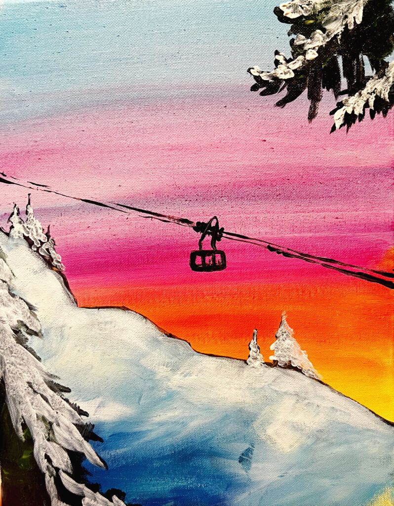 Ski hill paint and sip mount rainier things to do