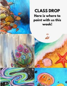 Paint and sip classes and private parties in Washington